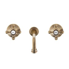 Batteria lavabo incasso 3 fori