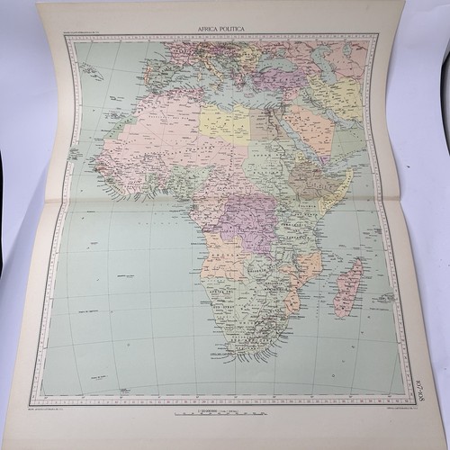 Stampa carta geografica africa - carta,