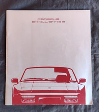 PORSCHE 944 TURBO 944 S2 BROCHURE DEPTLIANT ORIGINAL TEDESCO 1989