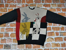 * MAGLIONE VINTAGE ICEBERG*WARNER BROS*BUG'S BUNNY & KAROTTE*FUMETTO*TAGLIA: L*TIP TOP