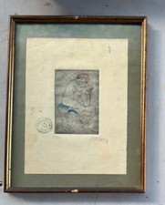 Acquaforte firmata GEORGE GROSZ - incorniciata!