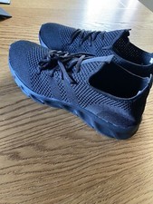 SCARPE SNEAKERS UOMO SPORTIVE OUTDOOR CAMMINATA SLIP ON NO LACCI n 45 nero NUOVO