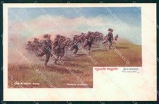 Militari Esercito Italiano Bersaglieri alla Baionetta Rinaldi cartolina XF1338