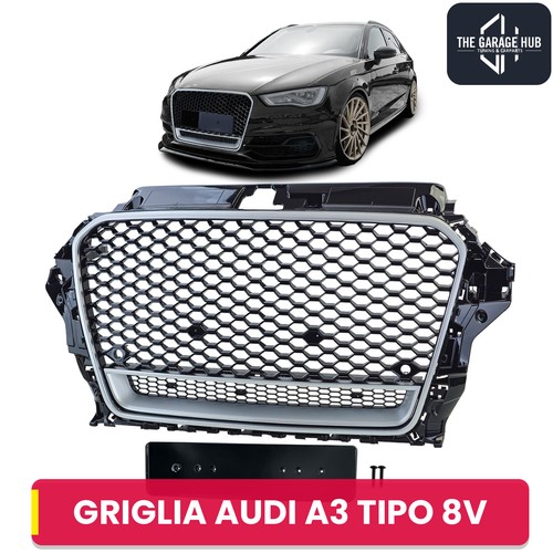 Griglia sportiva nera - griglia, lucida