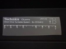 Technics SL-1210 MK2 scritta / decalcomanie per vestiti / for Clothes