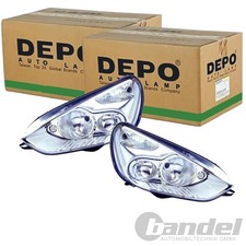 2X DEPO H7/H1 FARI SET Compatibile Con FORD GALAXY S-MAX SINISTRO+DESTRO