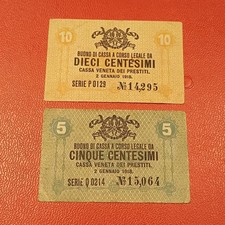 Vecchie Banconote Italiane 5 +