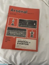 Programma Arsenal v Everton 1