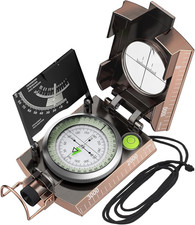 Bussola Precisa Clinometro Esercito Militare Professionale Disegno Luce Fluoresc