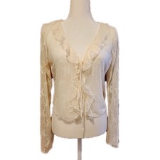 Cravatta pizzo trasparente