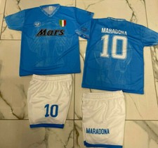 maglia e pantaloncini Maradona Napoli MARS scudetto firma diego dios + portachia