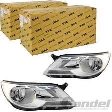 2x FARI TYC H7/H7 SINISTRO+DESTRO CON LWR+MOTORE per VW TIGUAN 5N fino al 05.11