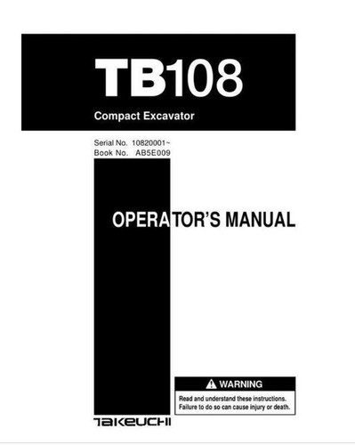 Manuale operatore escavatore - operatore,
