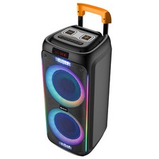 Denver TSP-456 Bluetooth Party Altoparlante per Carrello Cassa 600W Nero Spedizione Gratuita