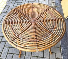 TAVOLINO IN BAMBU' DA GIARDINO/INTERNO