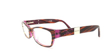 women's brown eyeglass frame