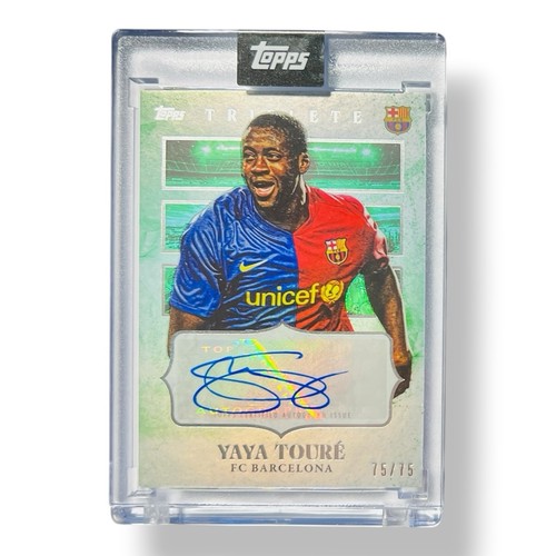 Autografo yaya toure 75 - autografo,