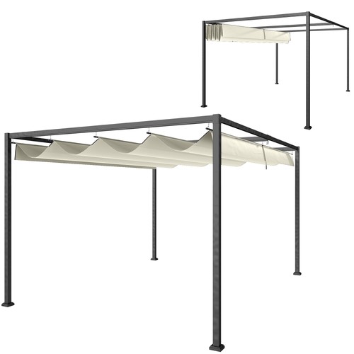 Outsunny gazebo pergola - gazebo, 4x3