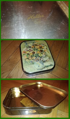 Scatola latta caramelle heller - scatola,