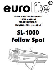 manuale utente eurolite sl-1000 seguipersona sl-1100 sl-1200 carta formato a4
