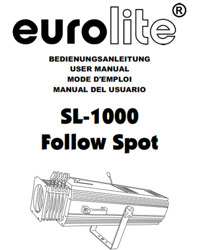 Manuale utente eurolite - utente,