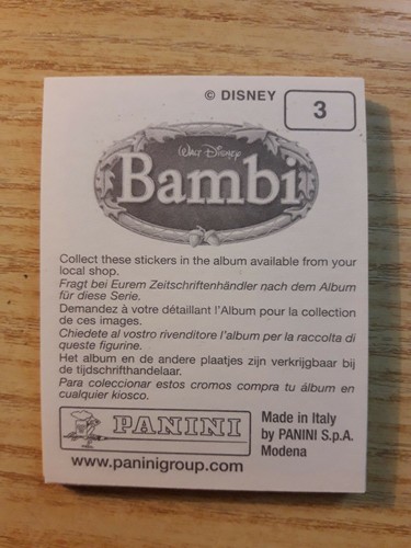 Mancoliste figurine bambi - figurine, "bambi"