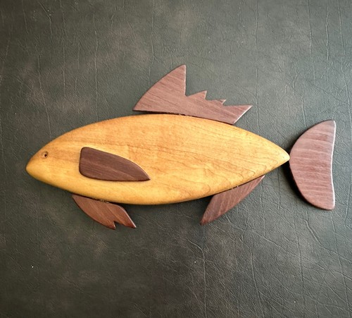 Pesce mcm legno - pesce, a