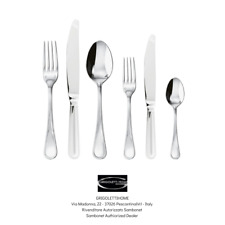 Sambonet - Contour Manico Pieno/Monoblocco - Posate 36 pezzi x 6 persone |-20%|