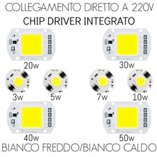 CHIP LED CON DRIVER 220V