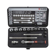 Chiavi a Bussola 1/4 a Cricchetto Professionali Kit 16pz - WÜRTH 096511 16