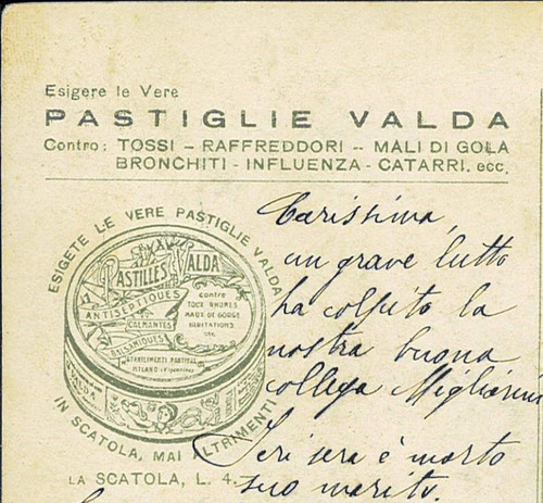 Cartolina pubblicitaria