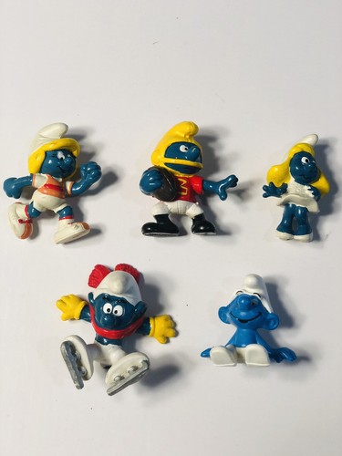 Lotto figurine puffi vintage - 5,