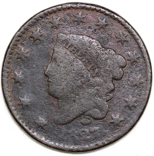 1827 testa di corona o - di,