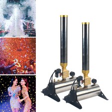 2PCS Confetti Launcher Machine Cannon Wireless Party Wedding Stage Paper Shots