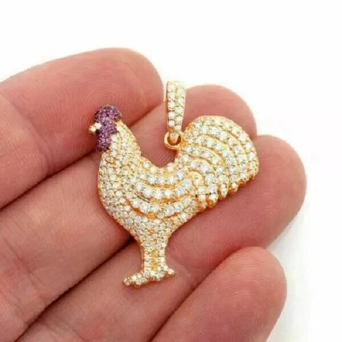 Ciondolo gallo - gallo, (pollo)