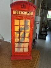 LAMPADA PANTERA ROSA CABINA TELEFONICA INGLESE NUOVA LINEA ZERO VINTAGE OMBRA