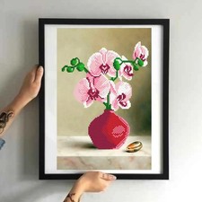 Kit ricamo perline "Orchidea