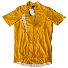 Maglia Ciclismo Vintage Cycling Jersey Shirt Maillot Giallo Taglia L