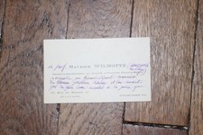 ✒ C.A. Maurice WILMOTTE