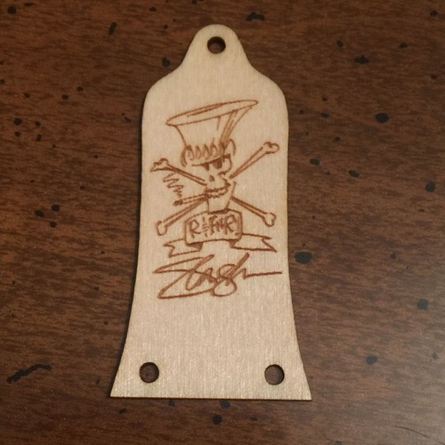 Guitar truss rod cover legno - cover,