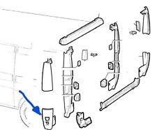 ANGOLARE POSTERIORE SX FIAT DUCATO 1994 CAMPER ORIGINAL 1331025080 1313262080