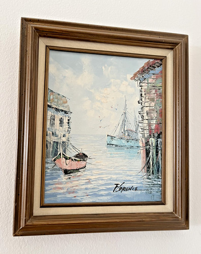 Dipinto olio vintage