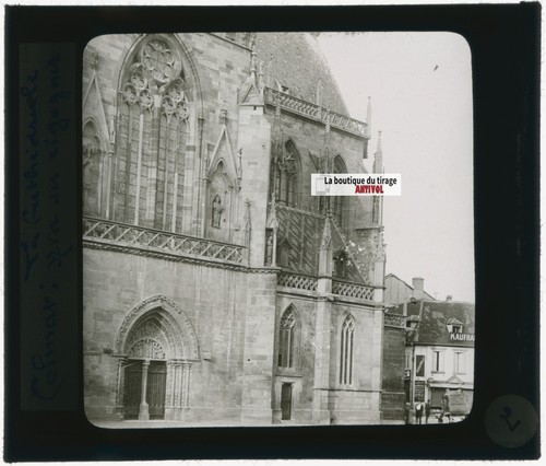 Cattedrale colmar foto placca - cattedrale, colmar,