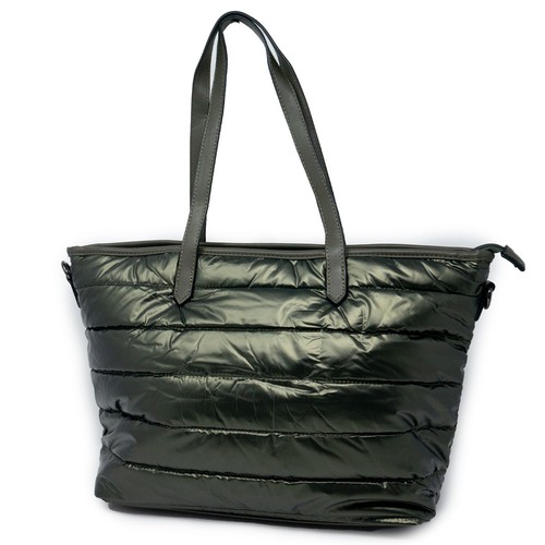 Borsa verde piumino grande - , da