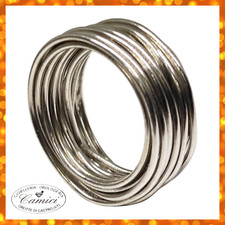 Anello argento 925 fascia Filo