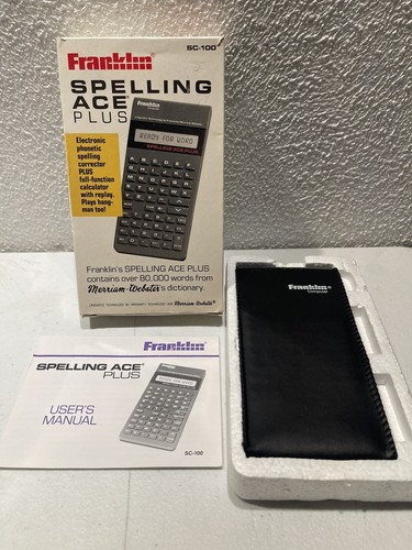 Franklin electronics spelling - franklin,