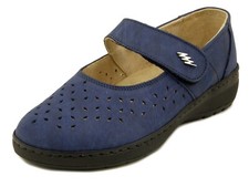 Ballerine in Pelle Blu con