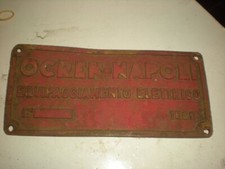 Targa bronzo ocren - in,