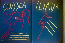 Omero, ODISSEA / ILIADE - 2 voll. illustrati da 202 opere di  Mimmo Paladino 