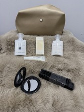Kit toilette da viaggio BVLGARI Emirates Business Class borsa oro inc profumo nuovo